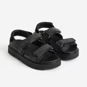 NWOT H&M Braided Sandals